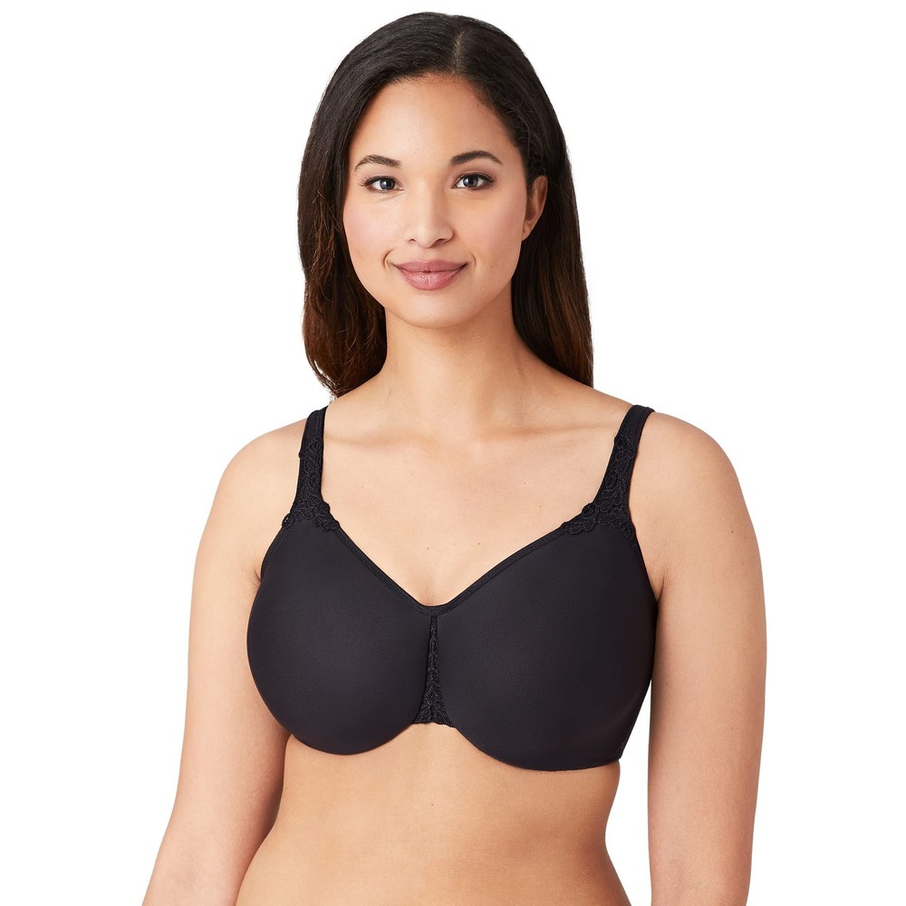 Wacoal Bodysuede Bra Black Seamless Underwire, 36DD